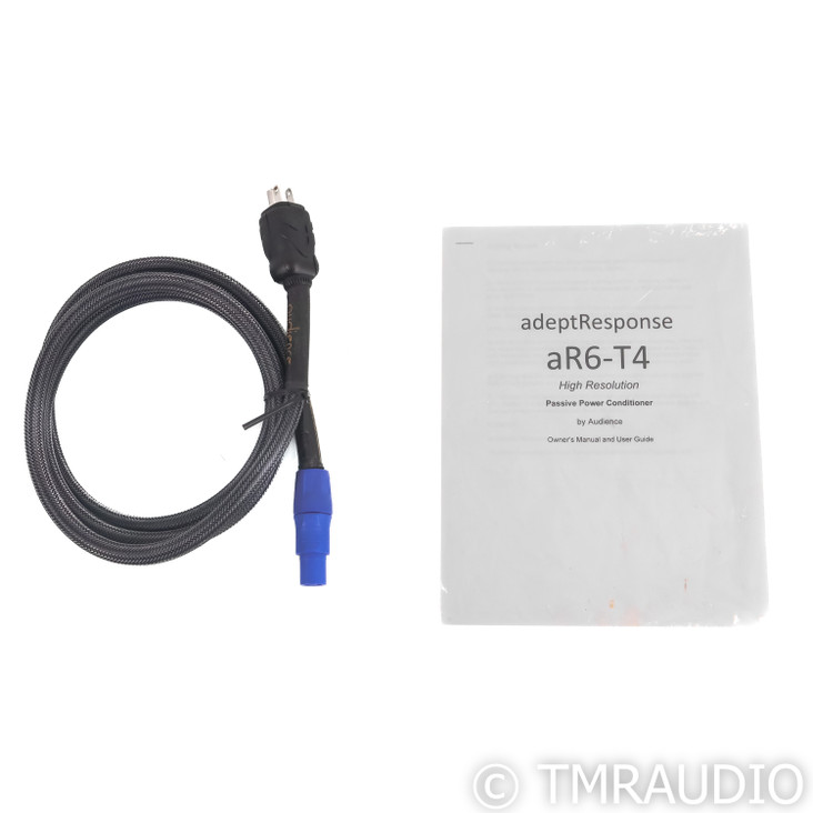 Audience aR6-T4 AC Power Line Conditioner; 15A with powerChord SE-i