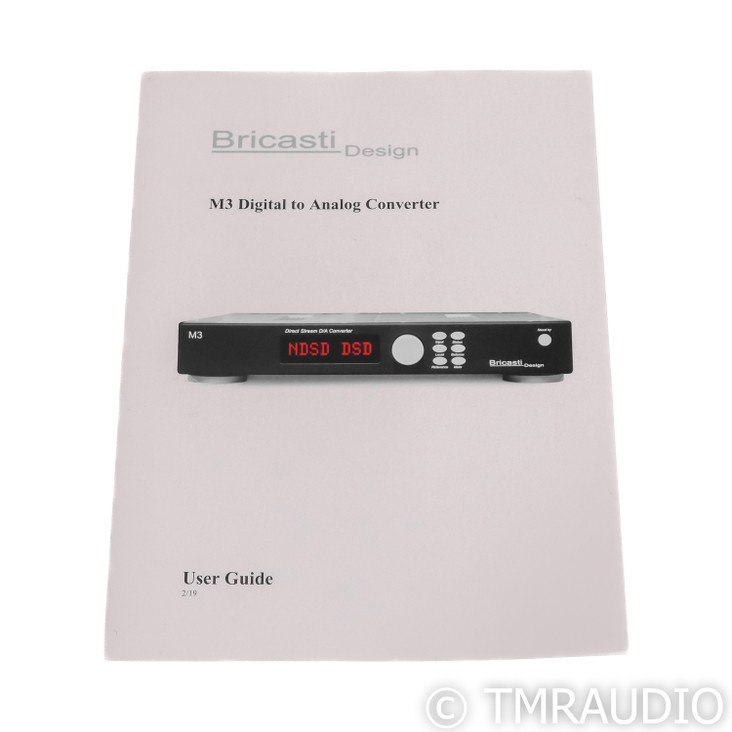 Bricasti Design M3 DAC; D/A Converter; Network Card