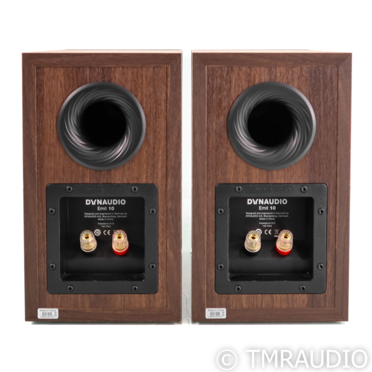 Dynaudio Emit 10 Bookshelf Speakers; Walnut Pair