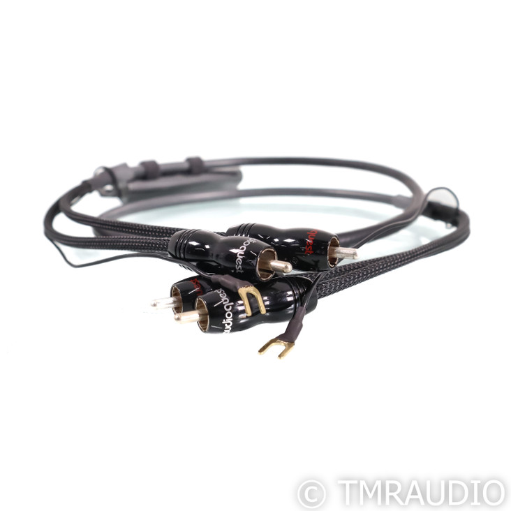 AudioQuest Leopard Phono Cable; 1.2m Tonearm Interconnect; 72v DBS