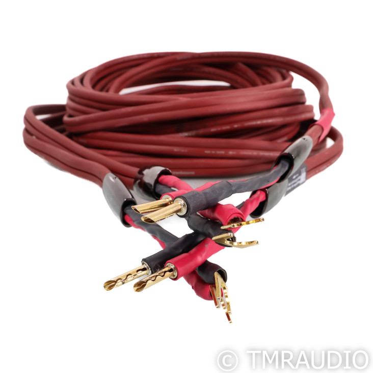 AudioQuest Bedrock Speaker Cables; 28ft Pair