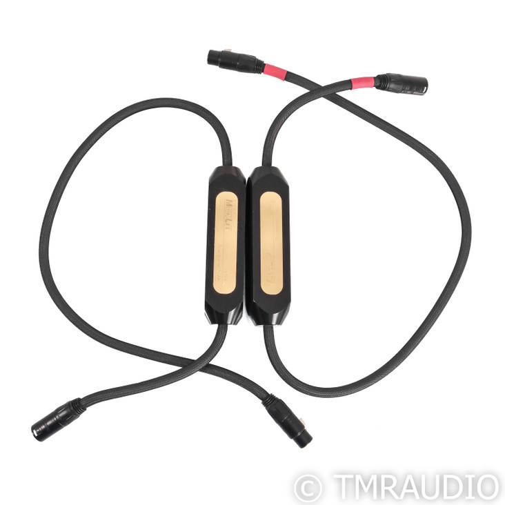Transparent Audio MusicLink Ultra XLR Cables; 1m Pair Balanced Interconnects