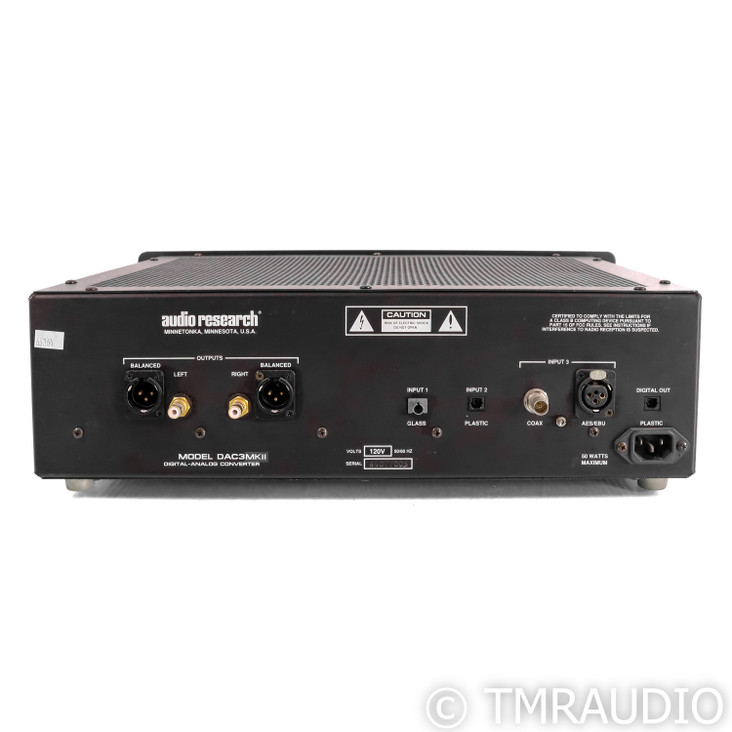 Audio Research DAC3 Tube DAC; D/A Converter