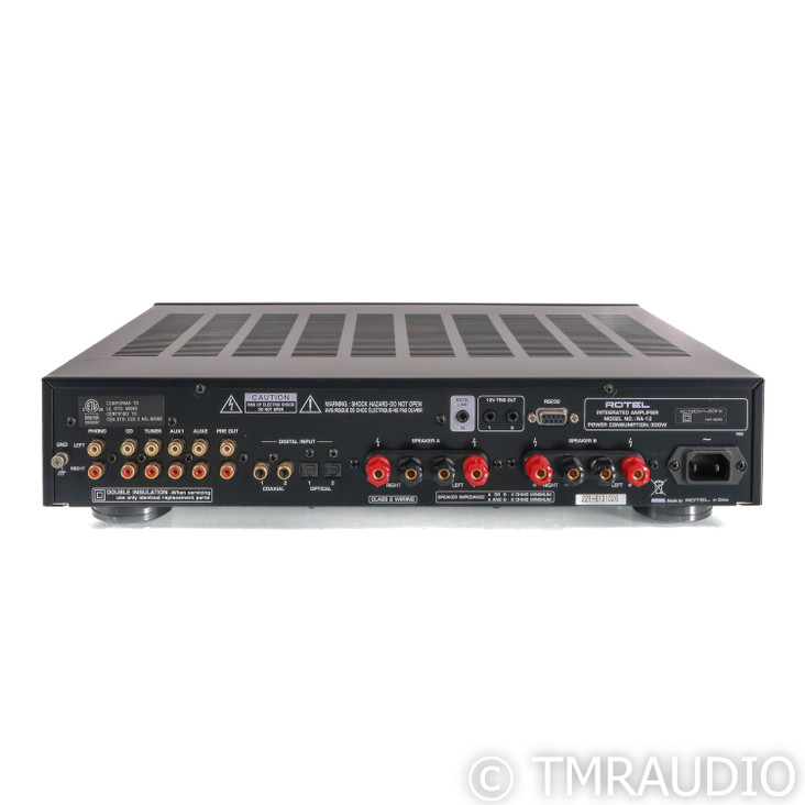 Rotel RA-12 Stereo Integrated Amplifier; MM Phono