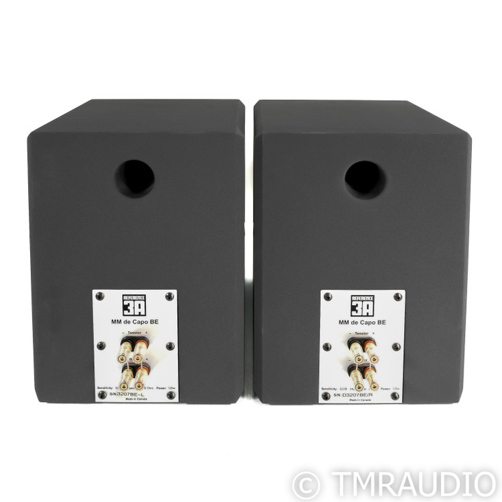 Reference 3A MM De Capo BE Bookshelf Speakers; Grey Suede Pair (SOLD)
