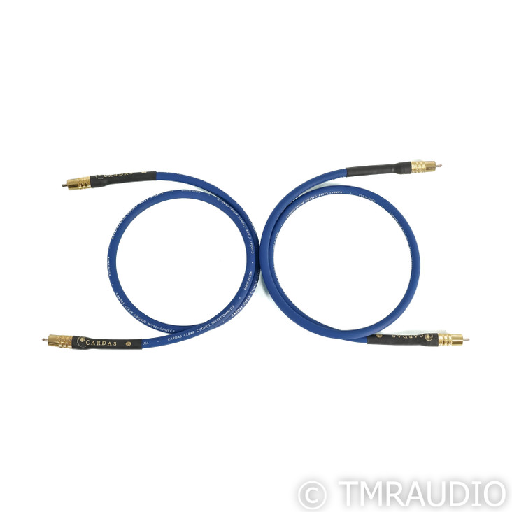 Cardas Audio Clear Cygnus RCA Cables; 1m Pair Interconnects
