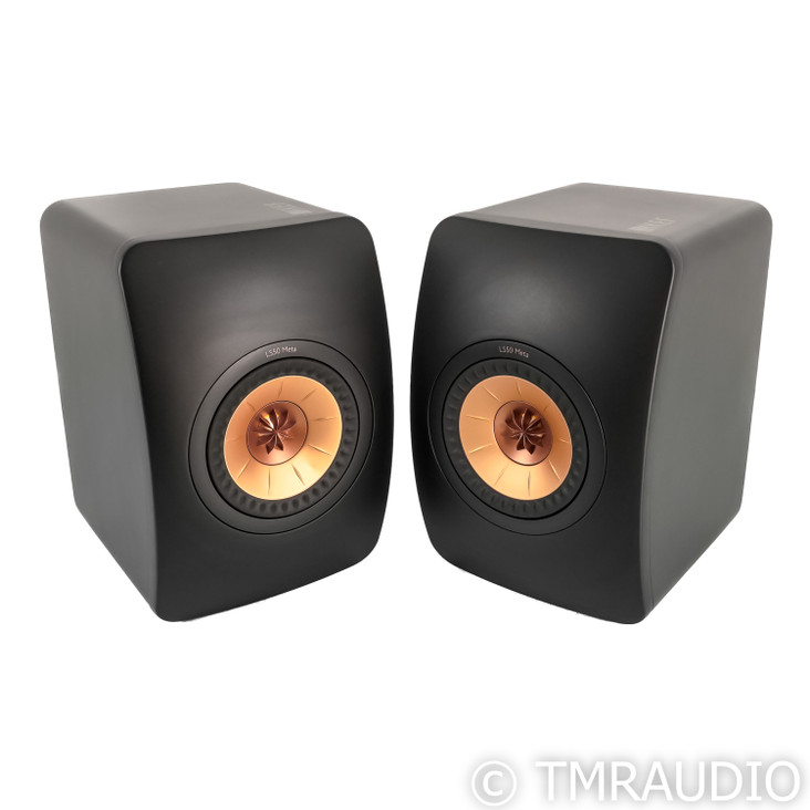 KEF LS50 Meta Bookshelf Speakers; Black Pair (1/9)