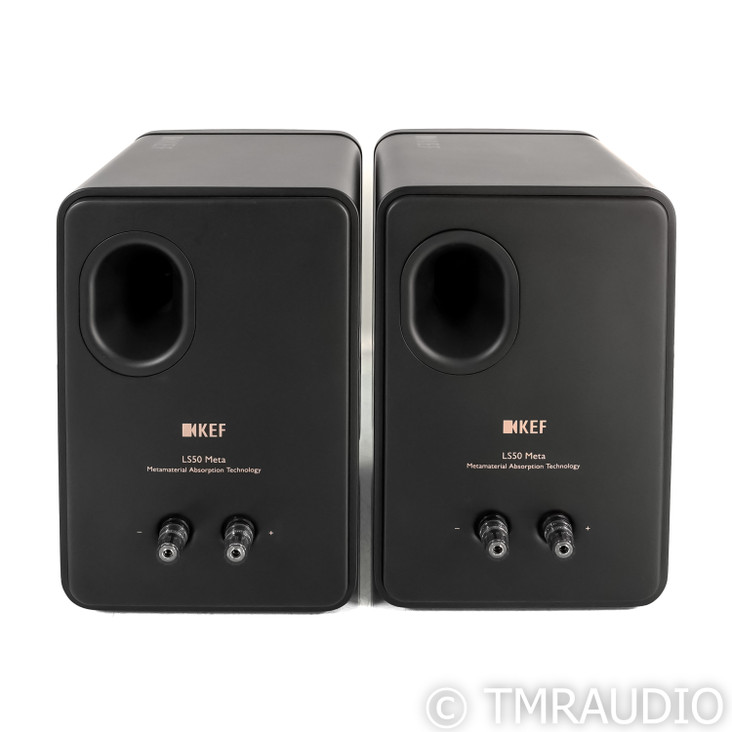 KEF LS50 Meta Bookshelf Speakers; Black Pair (1/9)