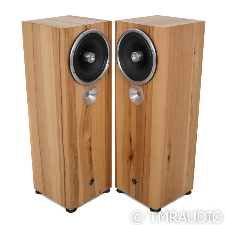 Zu Omen Dirty Weekend MkII Floorstanding Speakers; Hickory Pair; Clarity Caps