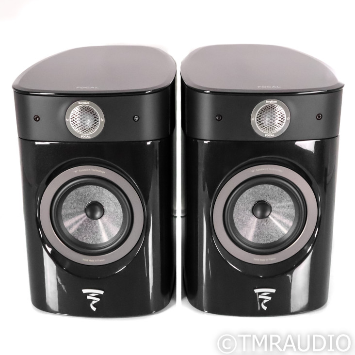 Focal Sopra No. 1 Bookshelf Speakers; Black High Gloss Pair (Used)