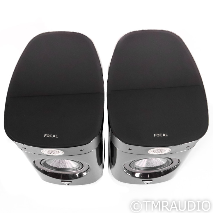 Focal Sopra No. 1 Bookshelf Speakers; Black High Gloss Pair (Used)