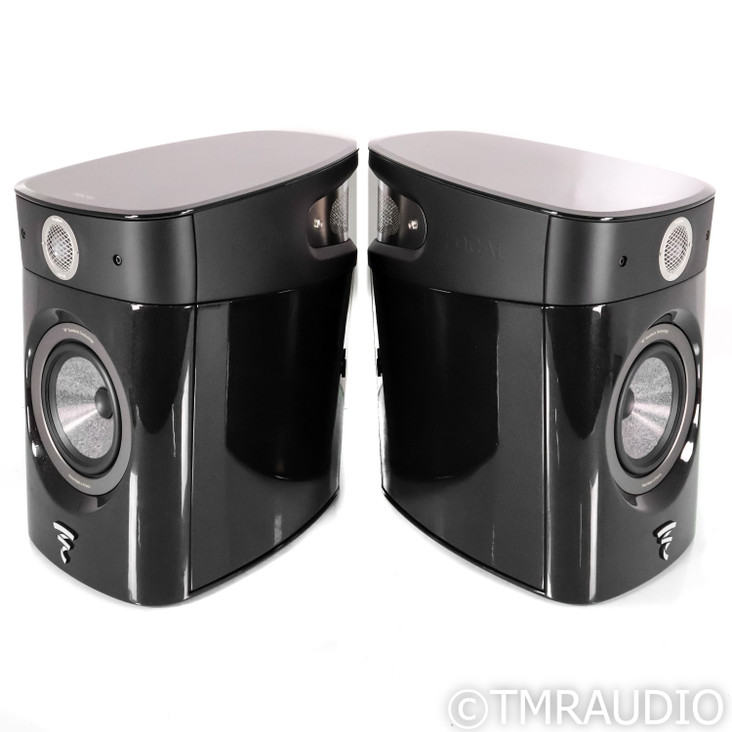 Focal Sopra No. 1 Bookshelf Speakers; Black High Gloss Pair (Used)