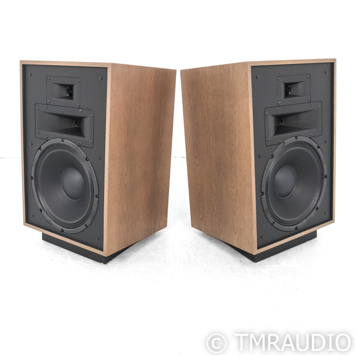 Klipsch Heresy IV Floorstanding Speakers; Distressed Oak Pair (SOLD)