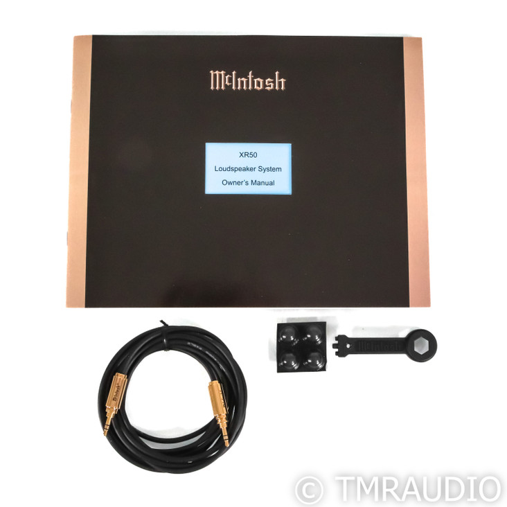 McIntosh XR50 Bookshelf Speakers; Red Walnut Pair (SOLD)