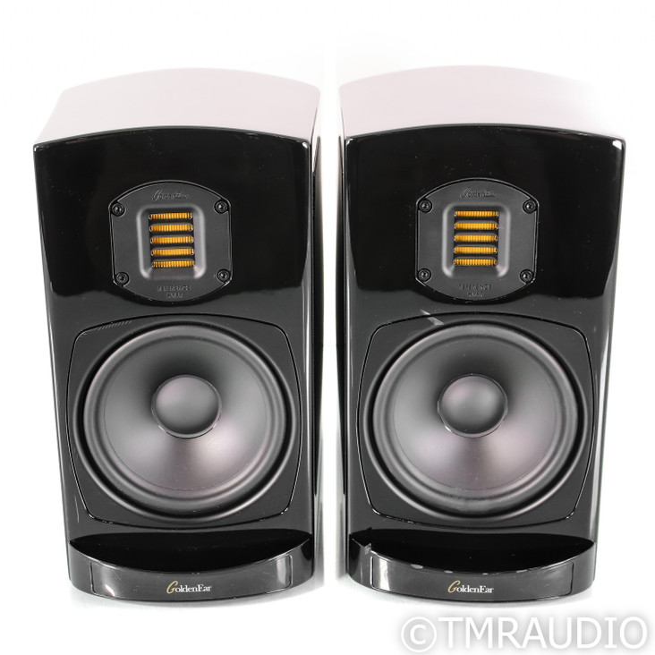 GoldenEar BRX Bookshelf Speakers; Black Pair