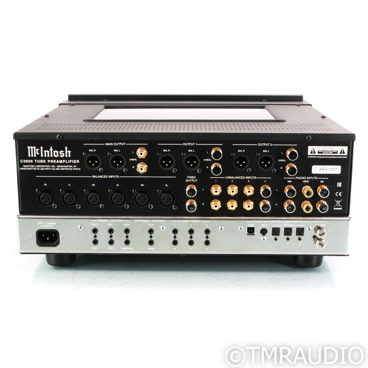 McIntosh C2600 Stereo Tube Preamplifier; MM & MC Phono (No Remote)