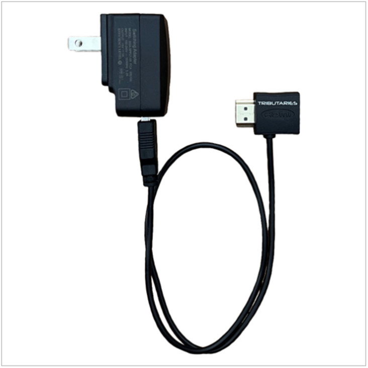 Included Tributaries Exclusive USB-VI voltage inserter