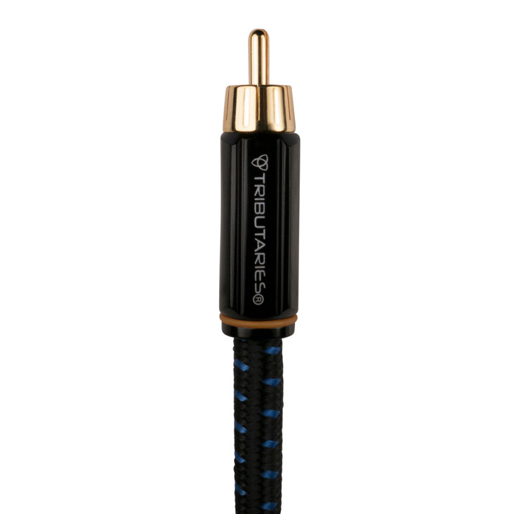 Tributaries Series 6 S/PDIF Coaxial Digital Interconnect, RCA connector close up