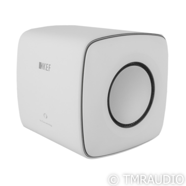 KEF KC62 Dual 6.5" Powered Subwoofer; White