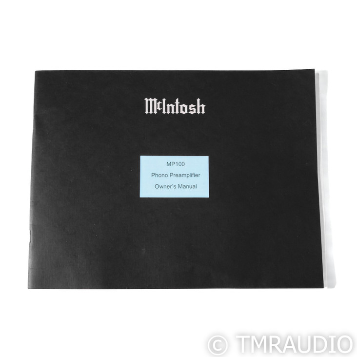 McIntosh MP100 MM & MC Phono Preamplifier