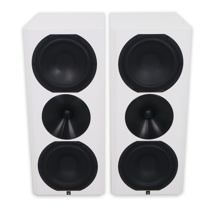 Arendal 1723 Monitor THX Bookshelf Speakers; White Pair