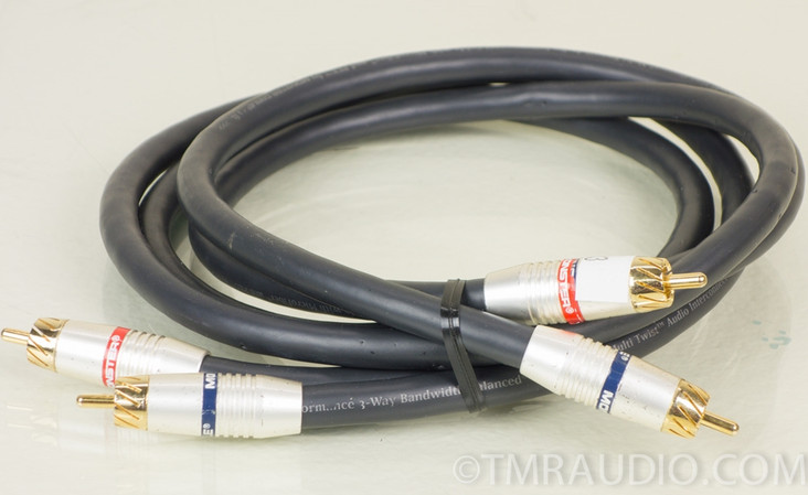 Monster Cable M1000i Mseries RCA Interconnects; 1 meter pair