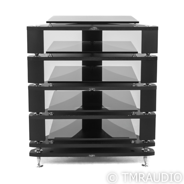 Naim Fraim Equipment Stand; 5 Shelves, Black