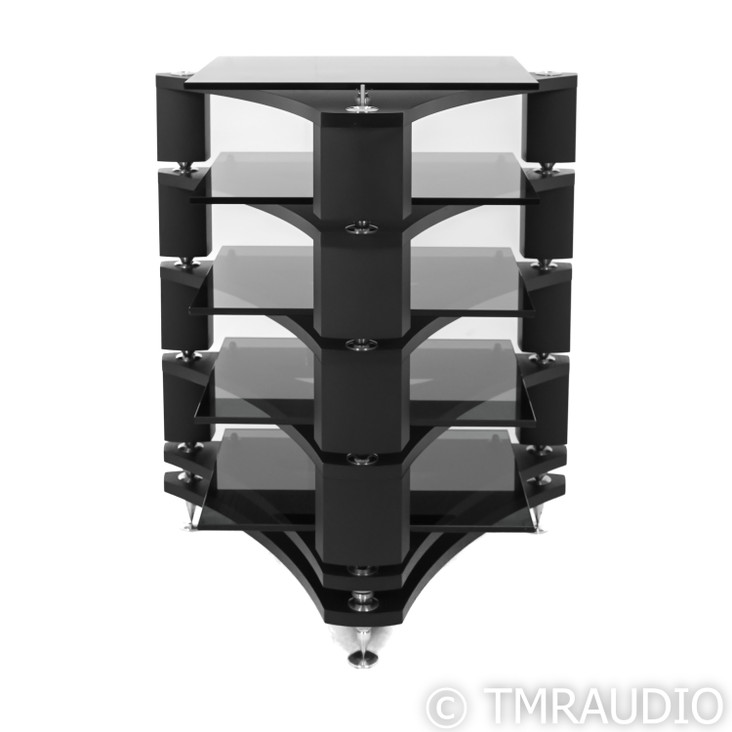 Naim Fraim Equipment Stand; 5 Shelves, Black