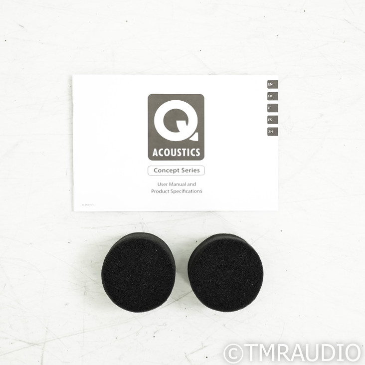 Q Acoustics Concept 40 Floorstanding Speakers; Black Pair