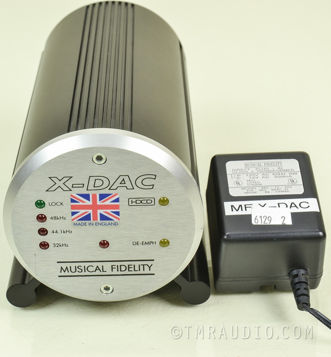 Musical Fidelity X-DAC D/A Converter; Audiophile DAC