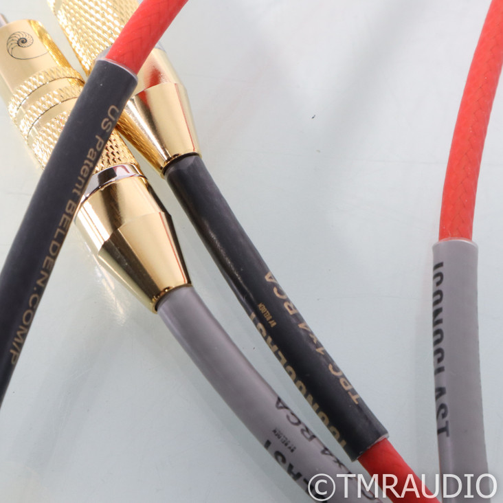 Belden Iconoclast 1x4 ETPC RCA Cables; 1m Pair Interconnects