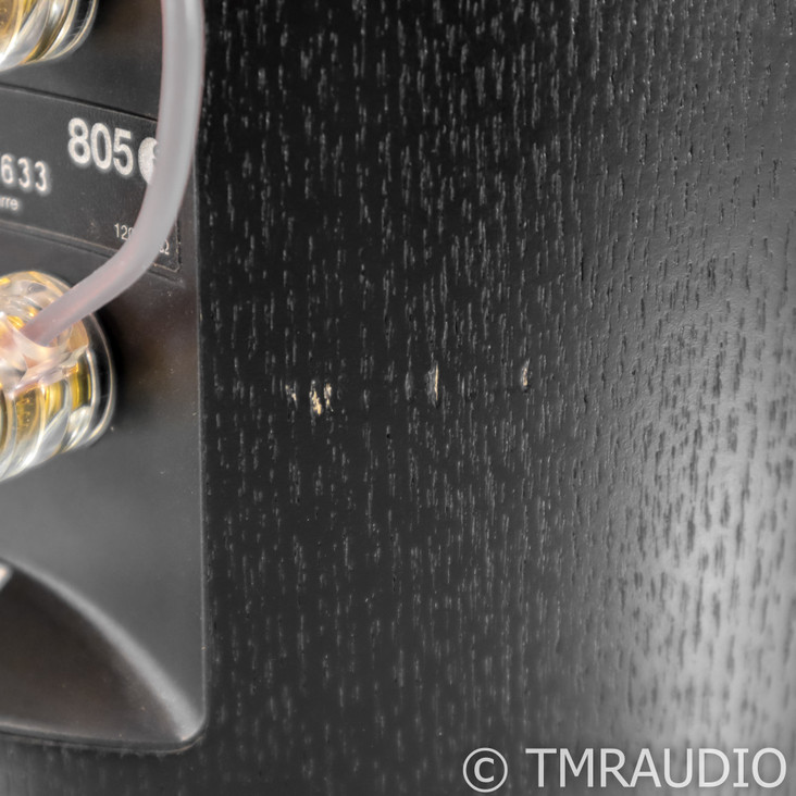 Bowers & Wilkins 805S Bookshelf Speakers; Black Ash Pair