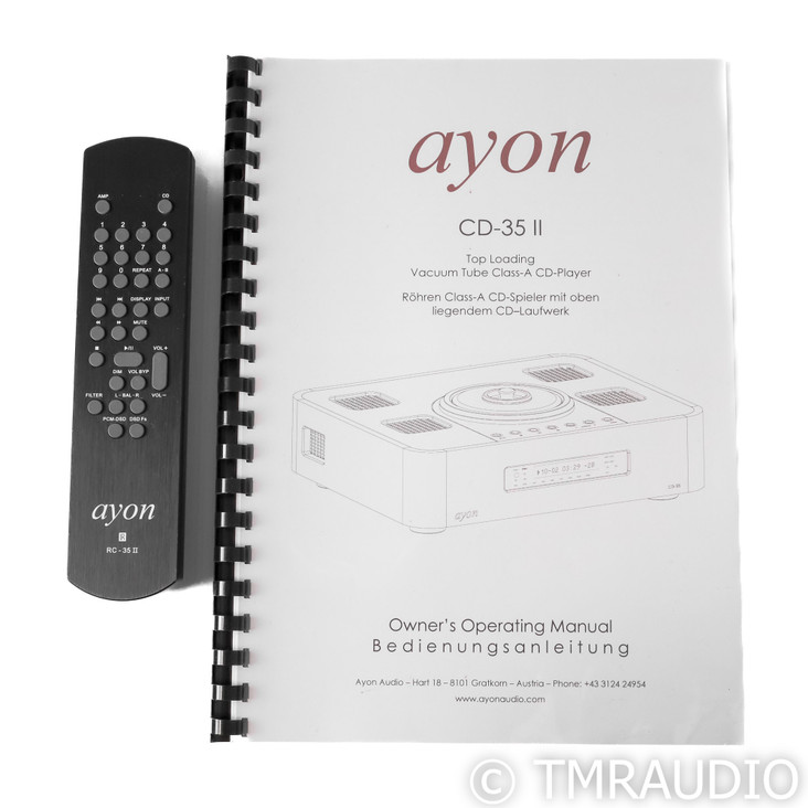 Ayon Audio CD-35 II Tube CD Player (SOLD)