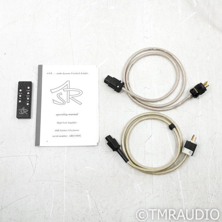 ASR Emitter I Exclusive Integrated Amplifier w/ Battery PSU (New Batteries)