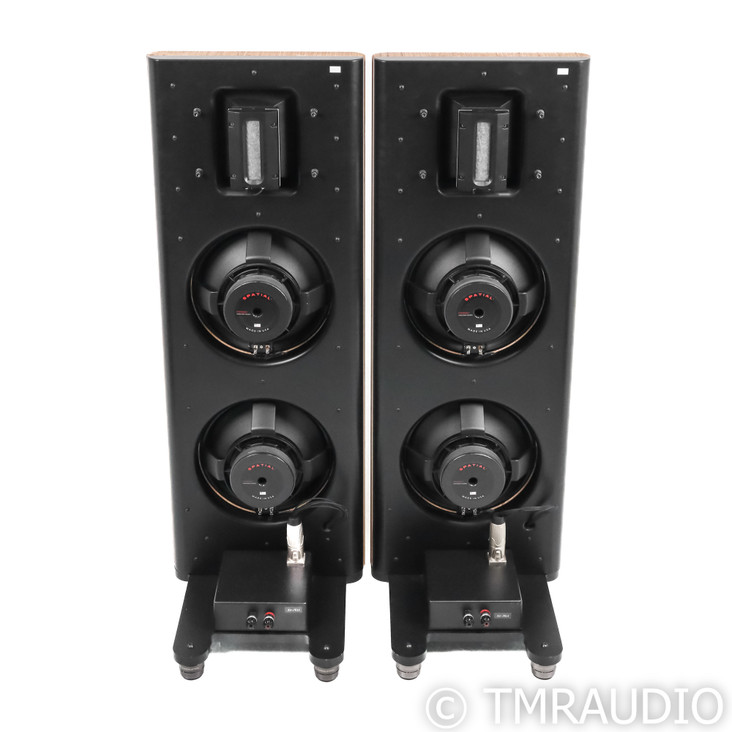 Spatial Audio X4 Premium Floorstanding Speakers; Ultralam / Black Pair
