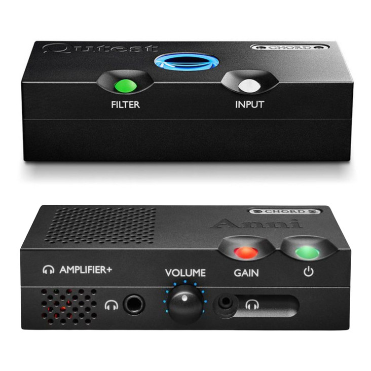 Chord Electronics Qutest DAC & Anni Integrated Amplifier stack