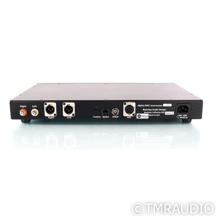 Berkeley Audio Design Alpha DAC Series 2 w/ MQA Upgrade; D/A Converter (SOLD)