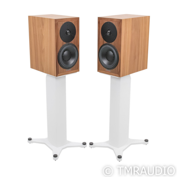 Dynaudio Heritage Special Bookshelf Speakers; Walnut Pair w/ Stands
