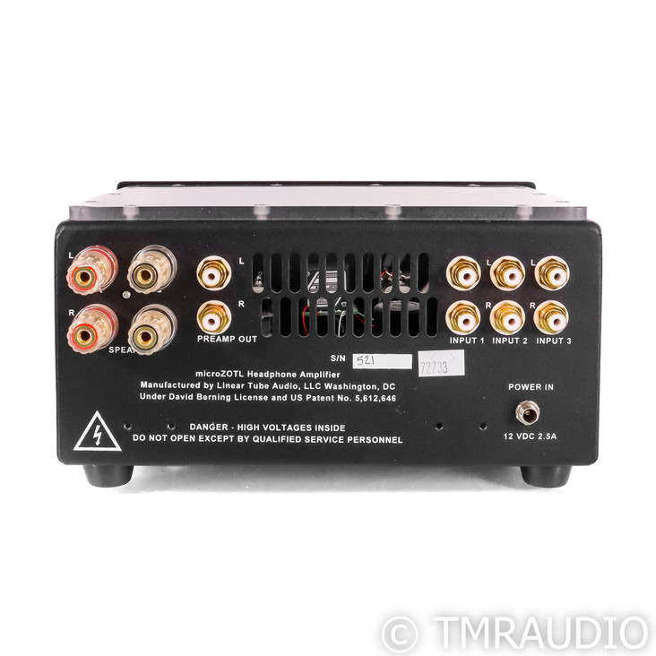 Linear Tube Audio MicroZOTL MZ2 Stereo Tube Integrated Headphone Amplifier
