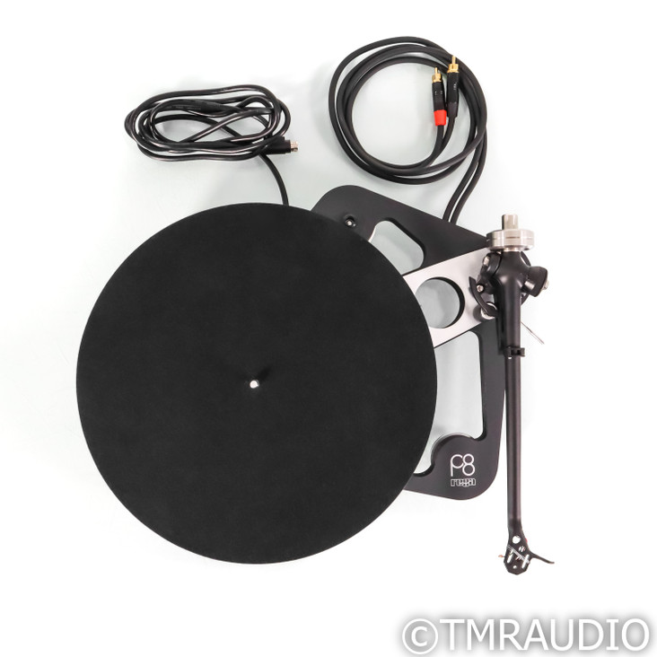 Rega Planar 8 Belt Drive Turntable; Matt Polaris Gray; No Cartridge (Open Box)