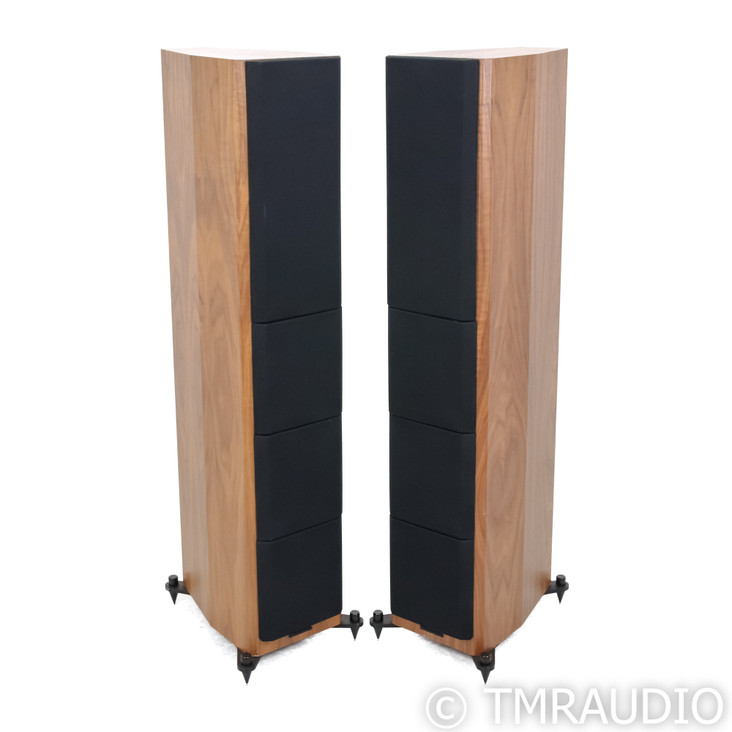 Bryston Model T Signature Floorstanding Speakers; Walnut Pair; Active Crossover