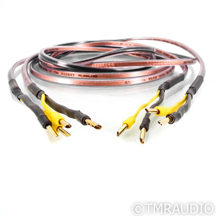 Analysis Plus Black Oval 12 Speaker Cables; 12ft Pair