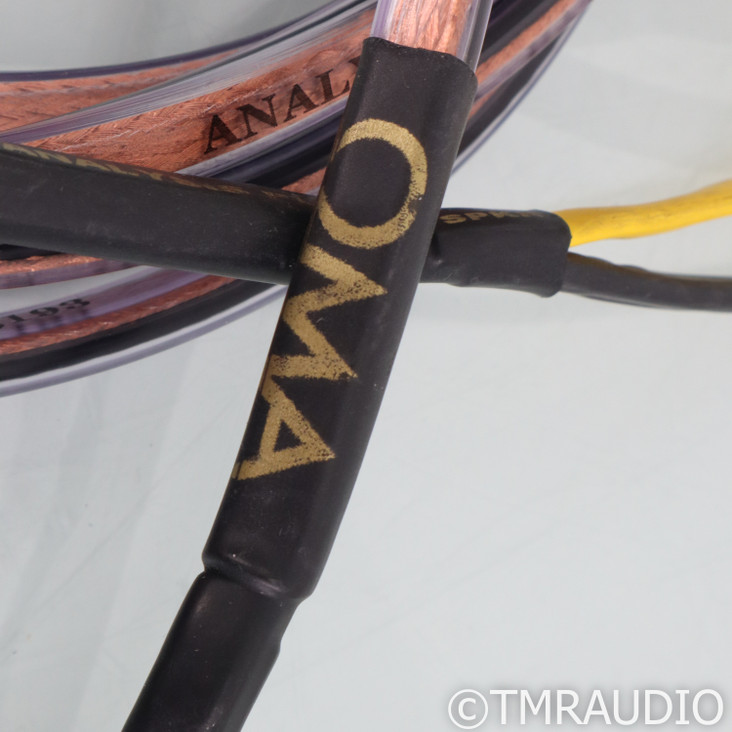 Analysis Plus Black Oval 12 Speaker Cables; 12ft Pair