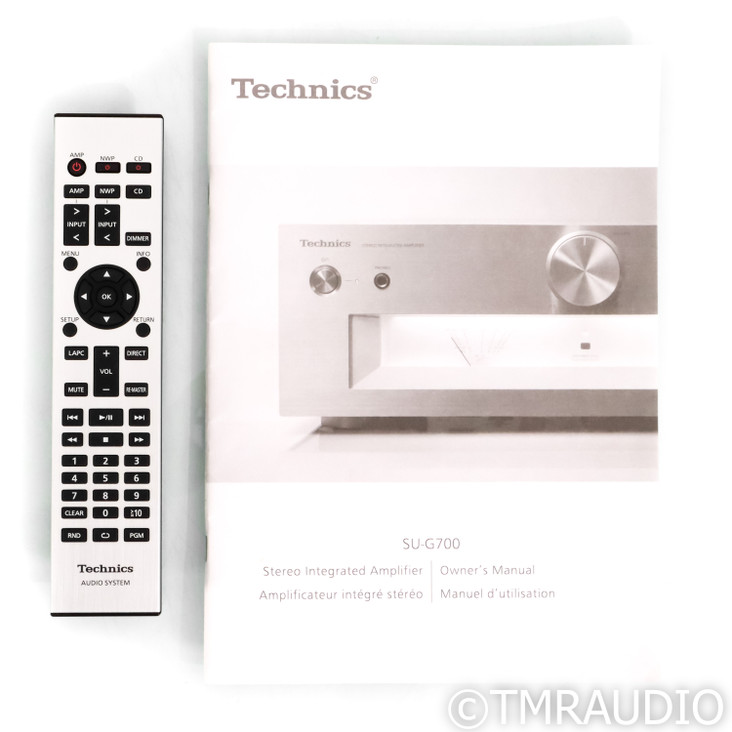 Technics SU-G700 Stereo Integrated Amplifier; MM Phono