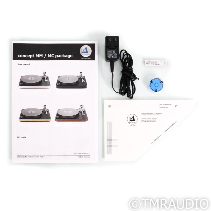 Clearaudio Concept AiR Belt-Drive Turntable; Black (No Cartridge)