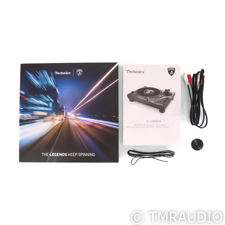 Technics Automobili Lamborghini SL-1200M7B Turntable; Yellow (No Cartridge)