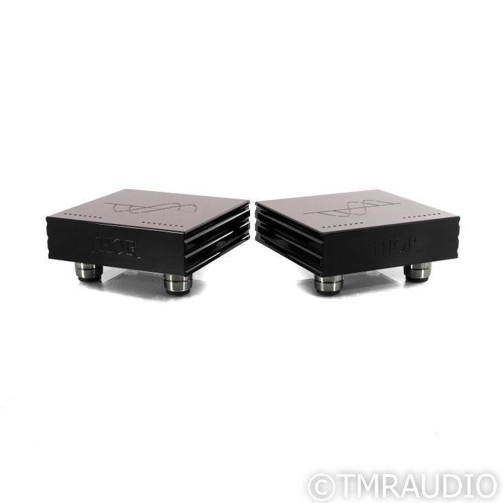 Merrill Audio Thor Monoblock Power Amplifiers; Pair w/ IsoAcoustics Gaia III