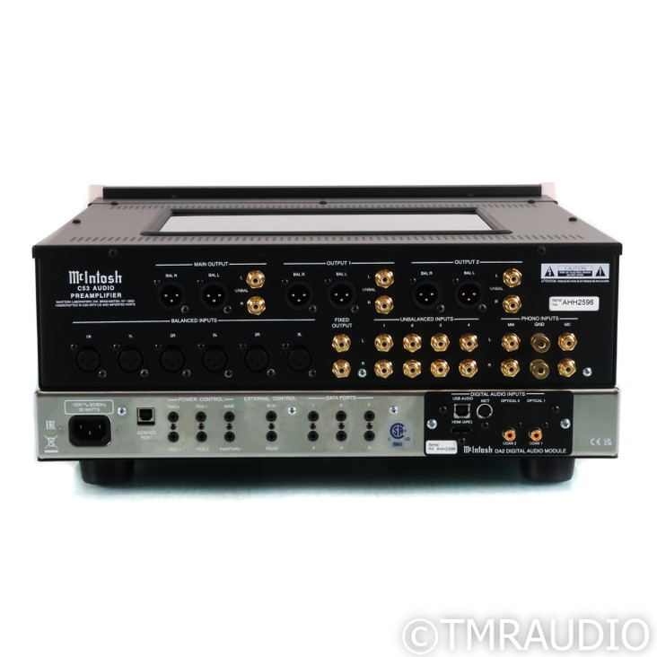 McIntosh C53 Stereo Preamplifier; MM & MC Phono (1/0)