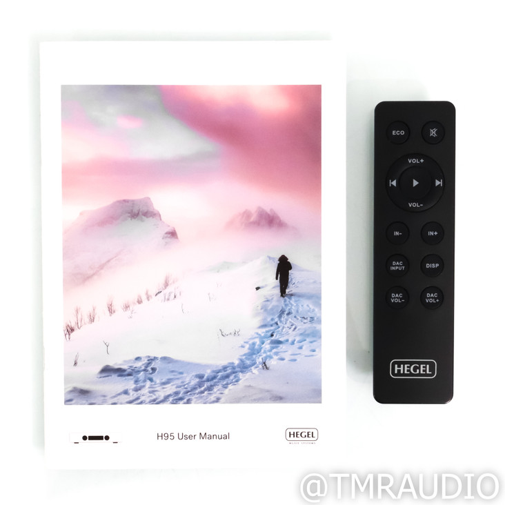 Hegel H95 Stereo Integrated Amplifier & DAC; D/A Converter