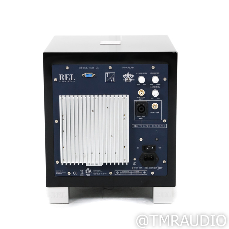 REL Acoustics T/7i 8" Powered Subwoofer; Black Gloss
